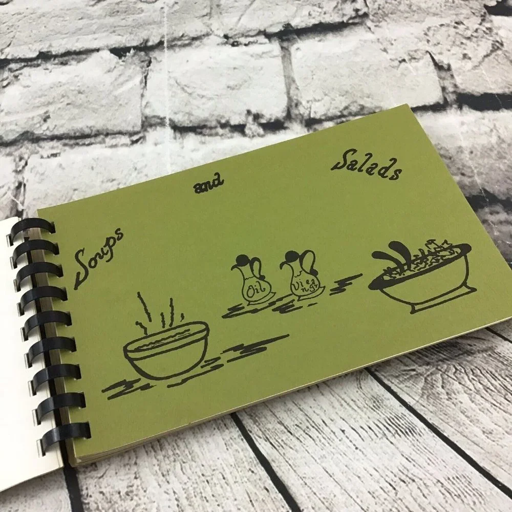 Seth’s Super Suppers ‘79-‘80 Vintage Spiral‎ Bound Cookbook